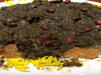 Tahdig(Ghormeh Sabzi)